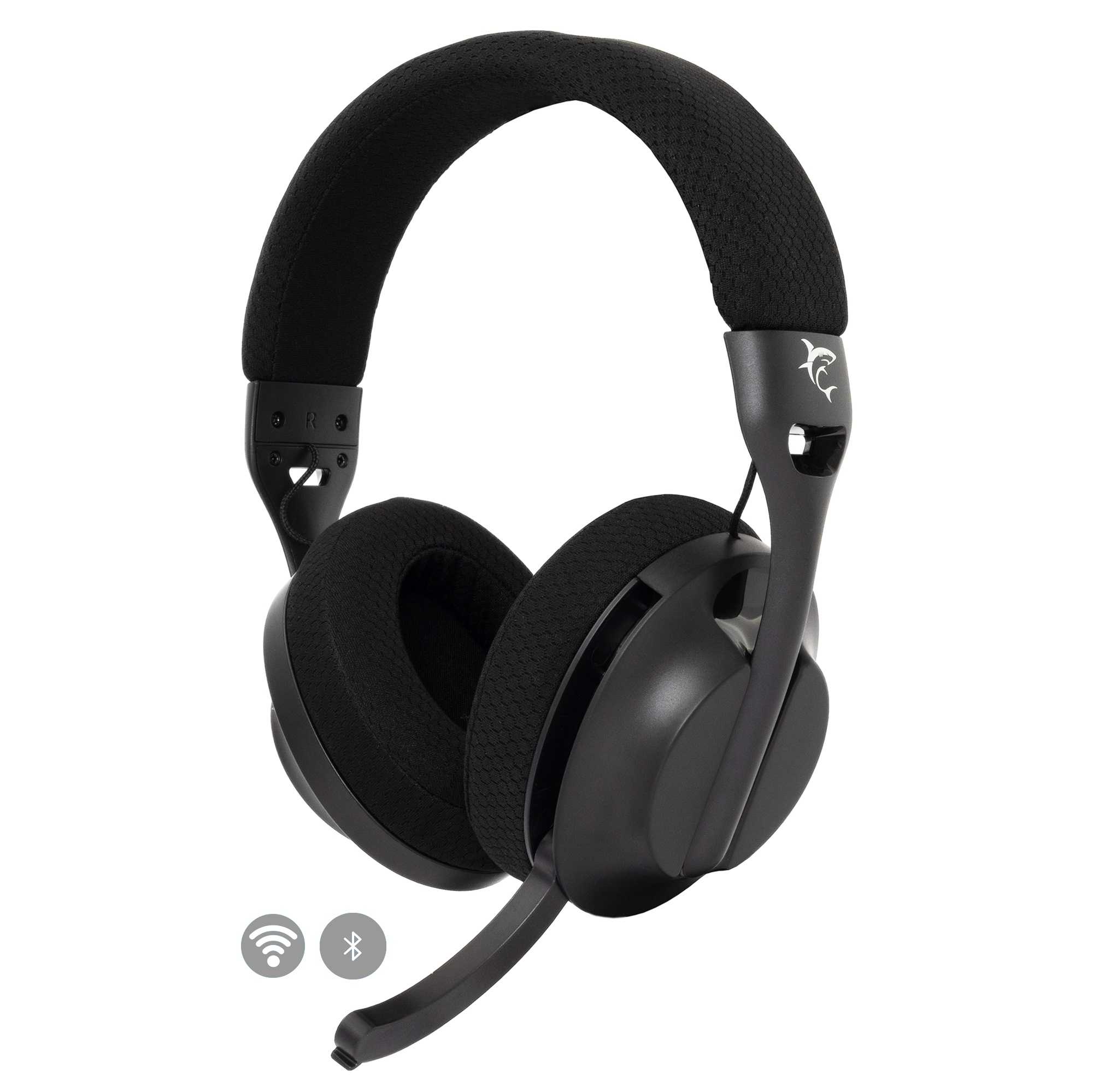 Bežične Gaming Slušalice White Shark WGH-2441 Falcon Crne