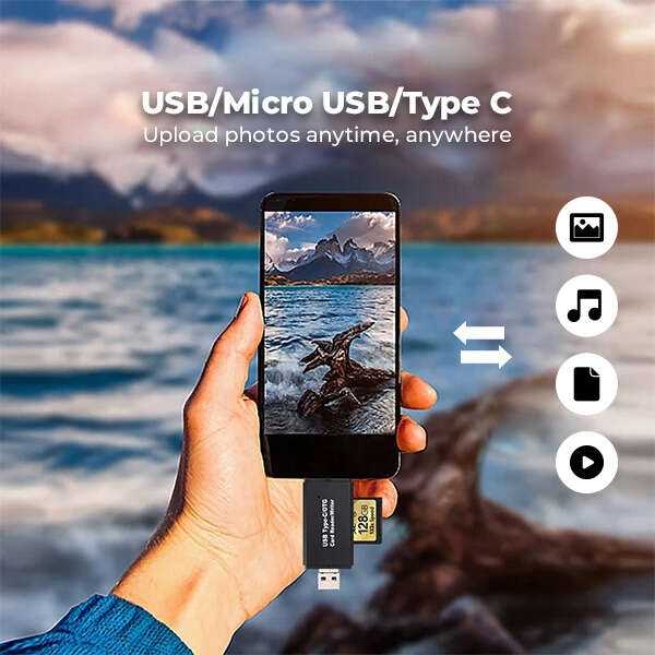 Cardnet Univerzalni čitač SD i TF kartica s USB priključkom