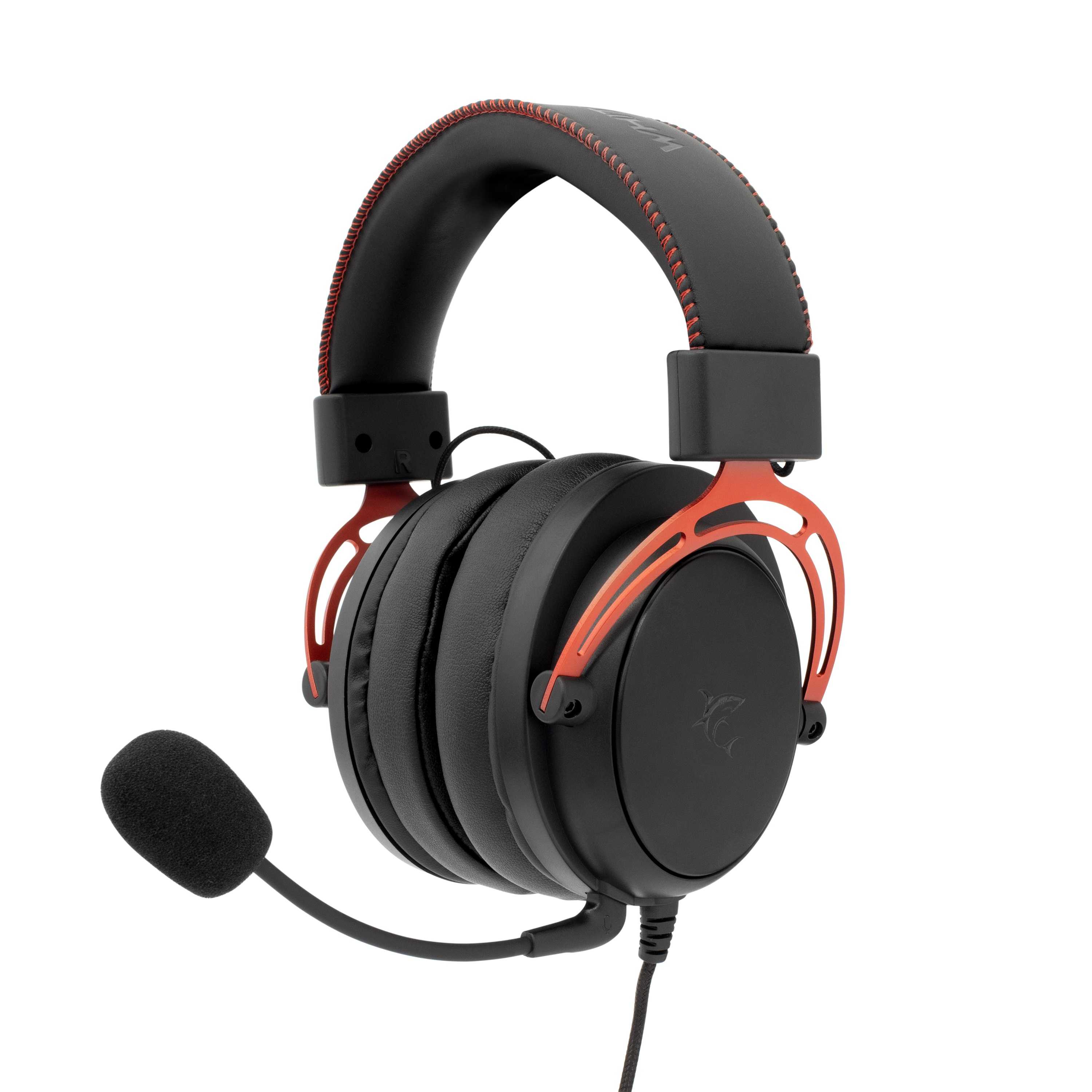 Stereo Gaming Slušalice White Shark GH-2341 Gorilla Crno/Crvene s Odvojivim Mikrofonom