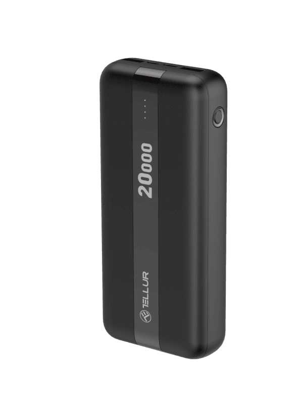 TELLUR Power Bank PBC203 20000mAh Višestruki Ulazi/Izlazi LED Indikator Crni