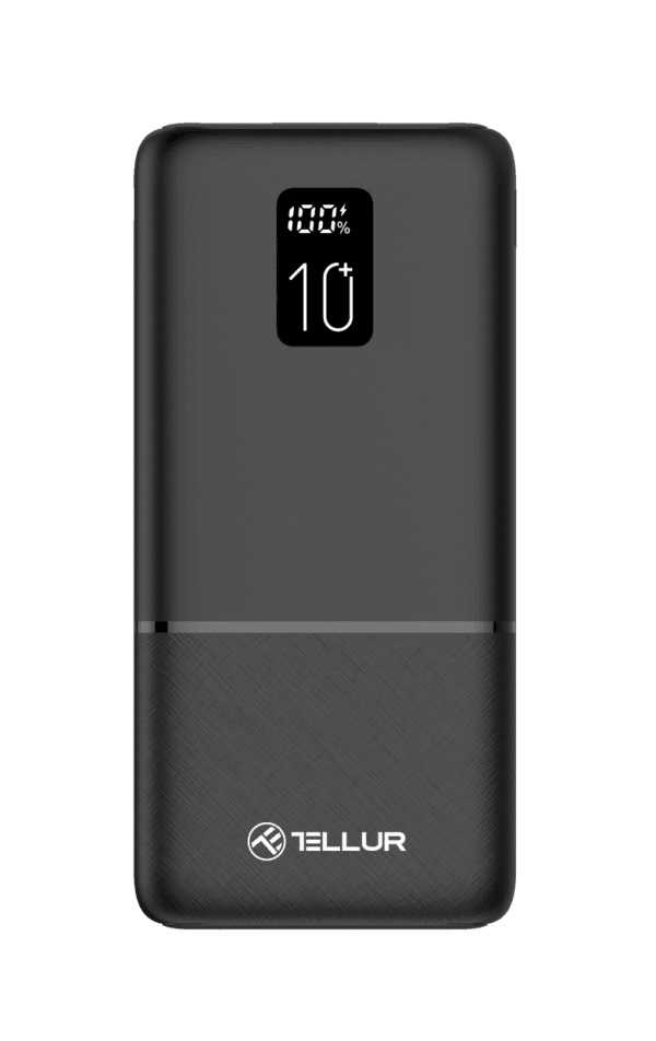 TELLUR Power Bank PD102 10000mAh Brzo Punjenje LCD Zaslon Crni