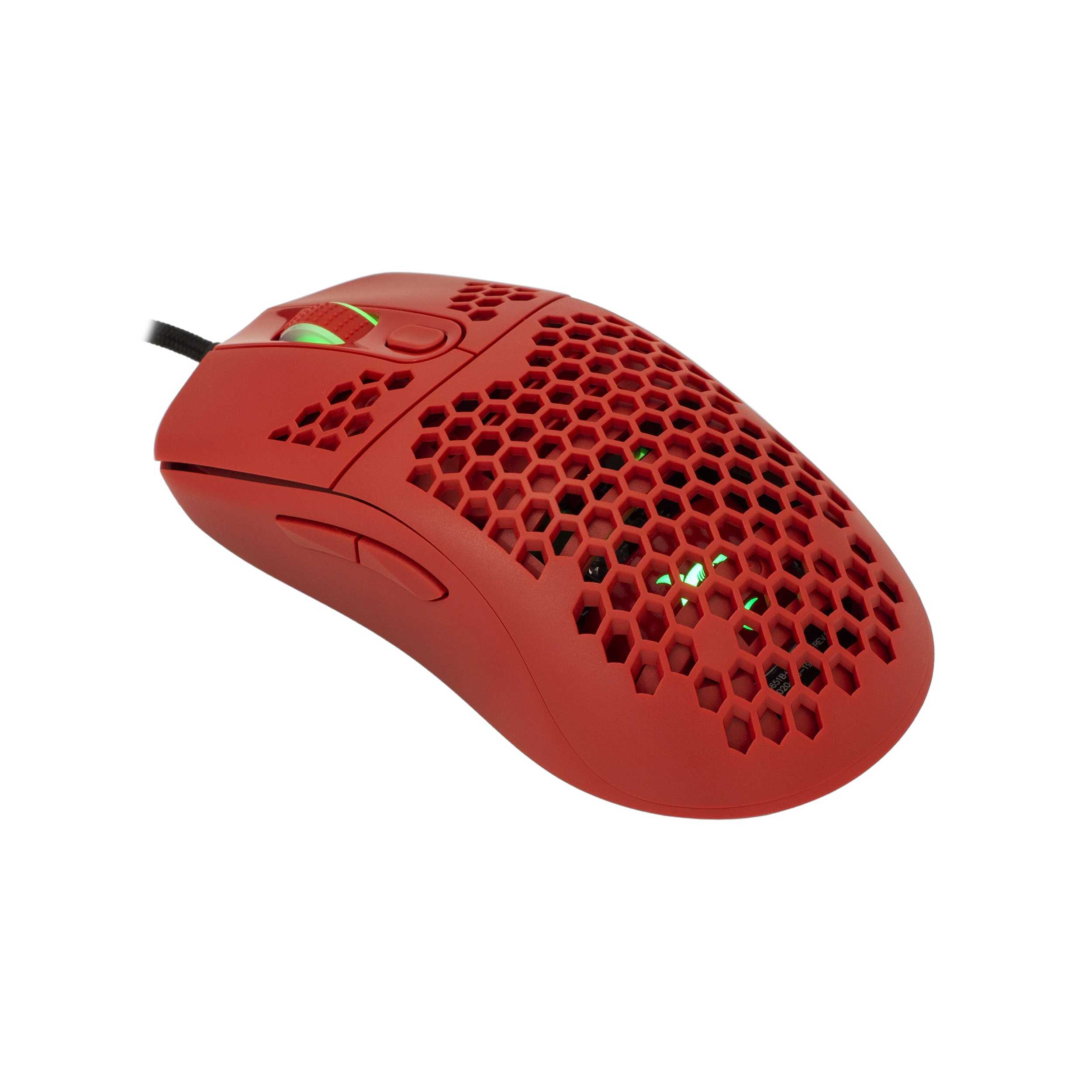 White Shark GM-5007 Galahad Crveni Gaming Miš 6.400 DPI RGB
