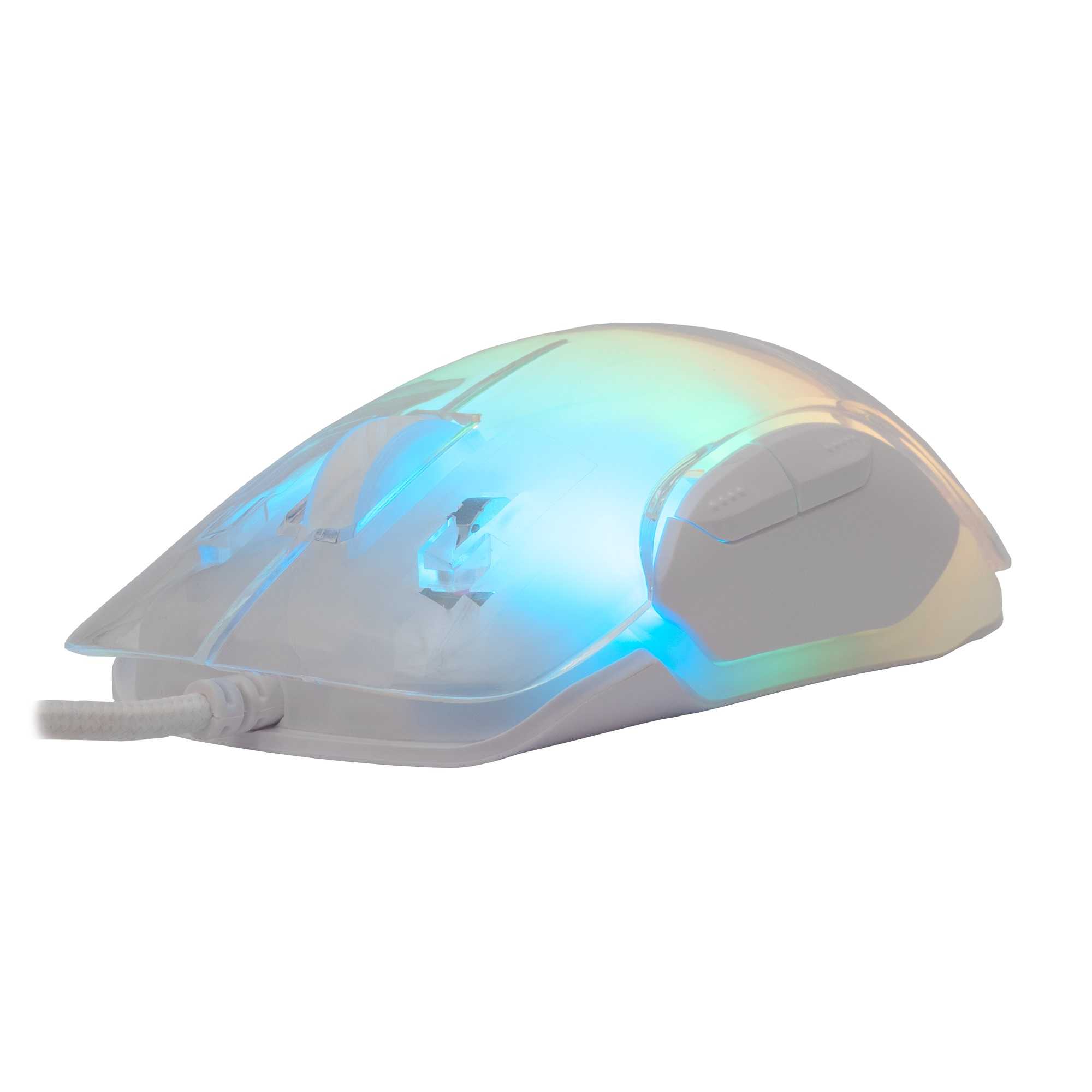 White Shark GM-5017 MORDRED Gaming Miš Bijeli 12800 DPI RGB