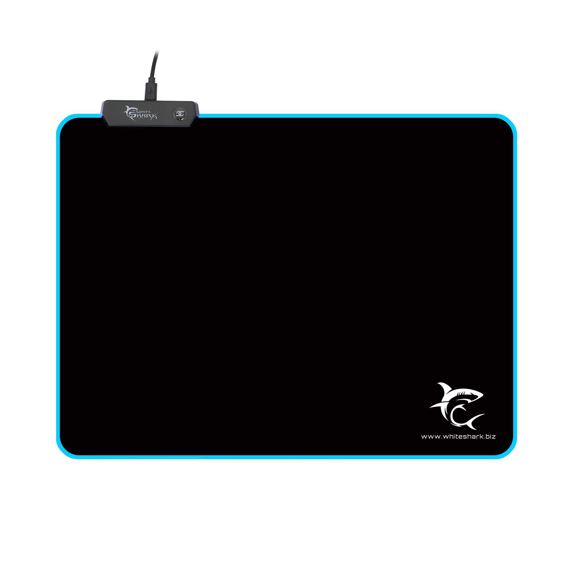 White Shark LED podloga za miš LUMINOUS L 35x25 cm