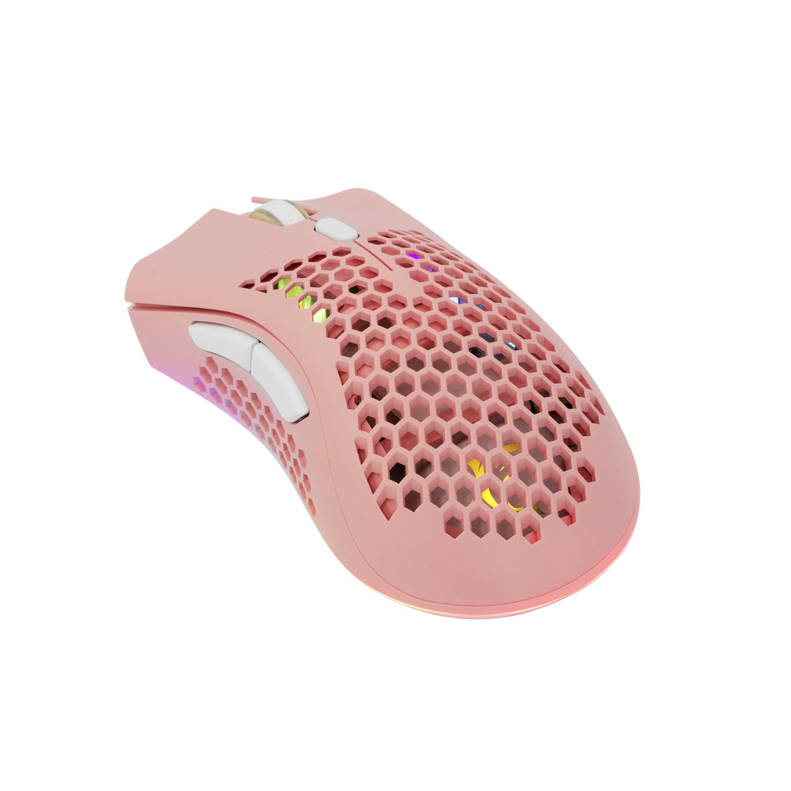 White Shark LIONEL Pink Bežični Gaming Miš RGB Osvjetljenje 10,000 DPI