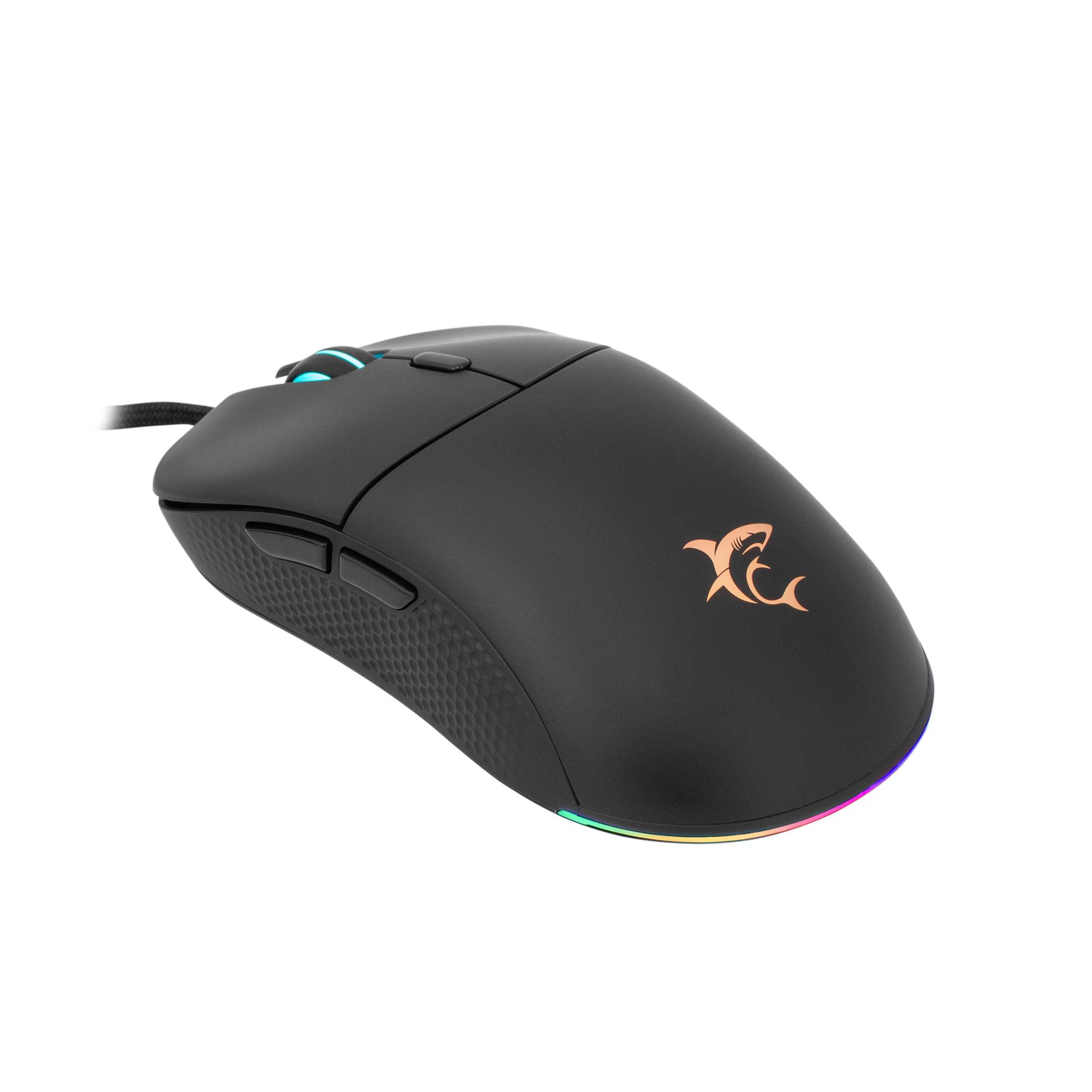 White Shark MIŠ GM-5010 BAGDEMAGUS Crni Optički Gaming Miš 7200 DPI