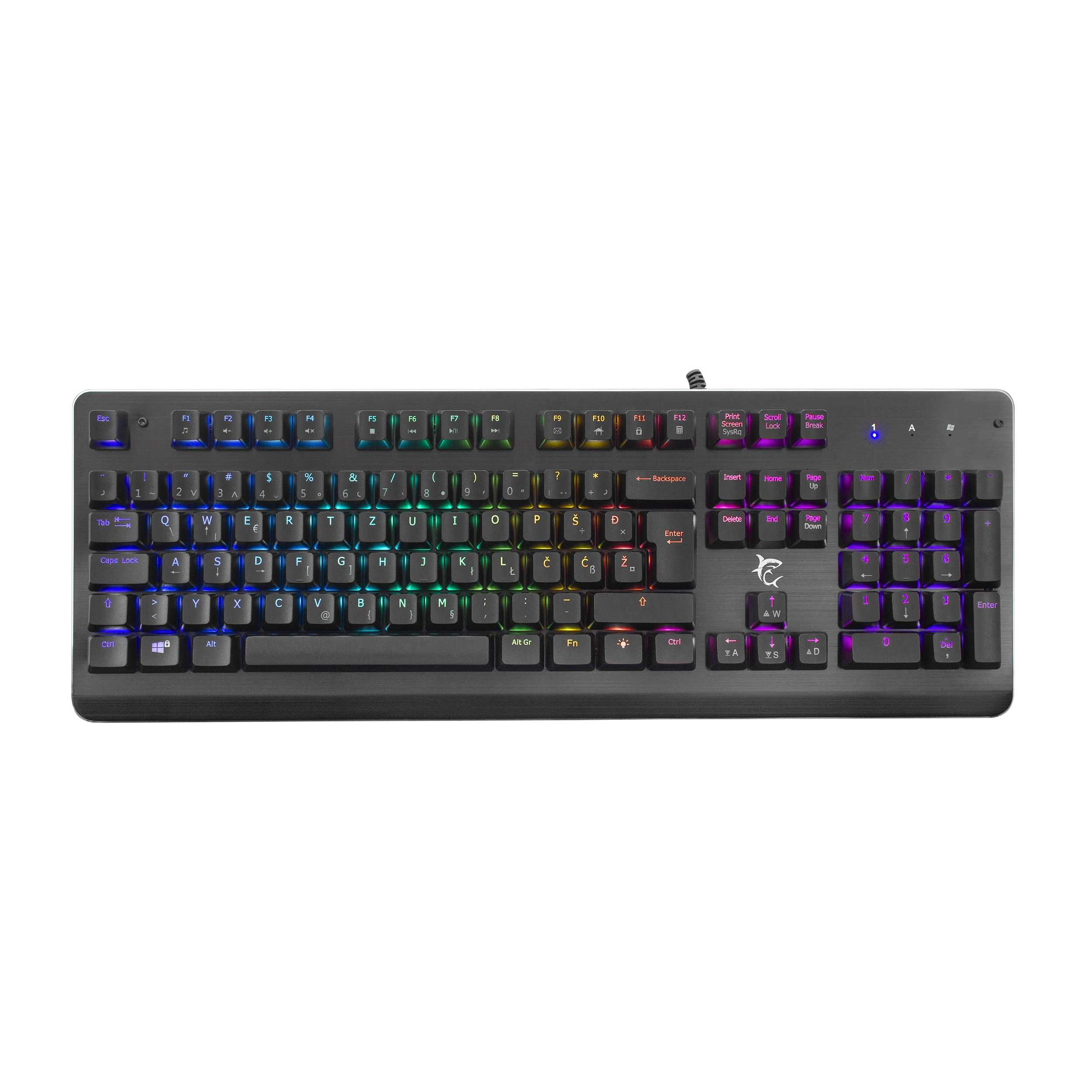 White Shark Tipkovnica GK-2102 LEGIONNAIRE-X RGB HR layout Mehanička RGB